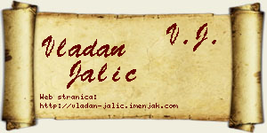 Vladan Jalić vizit kartica